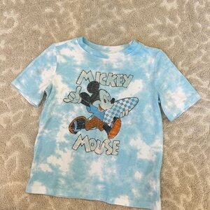 Disney Mickey Mouse surf board 5 short sleeve shirt boy clothes crew neck